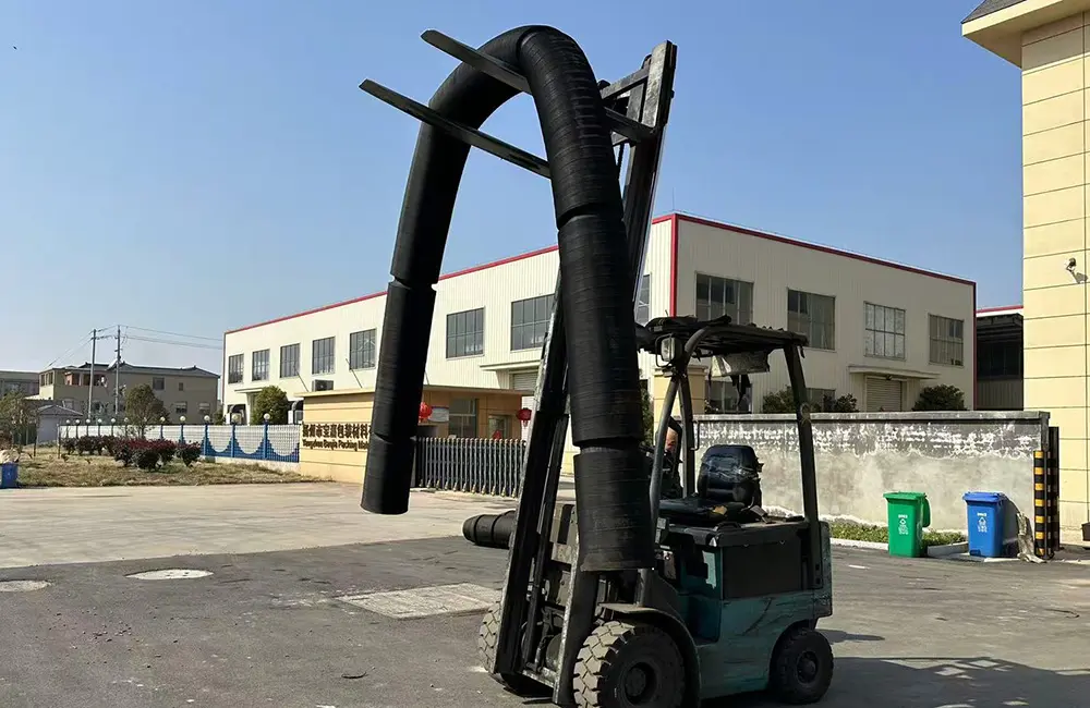 What are the installation steps for rubber fenders?